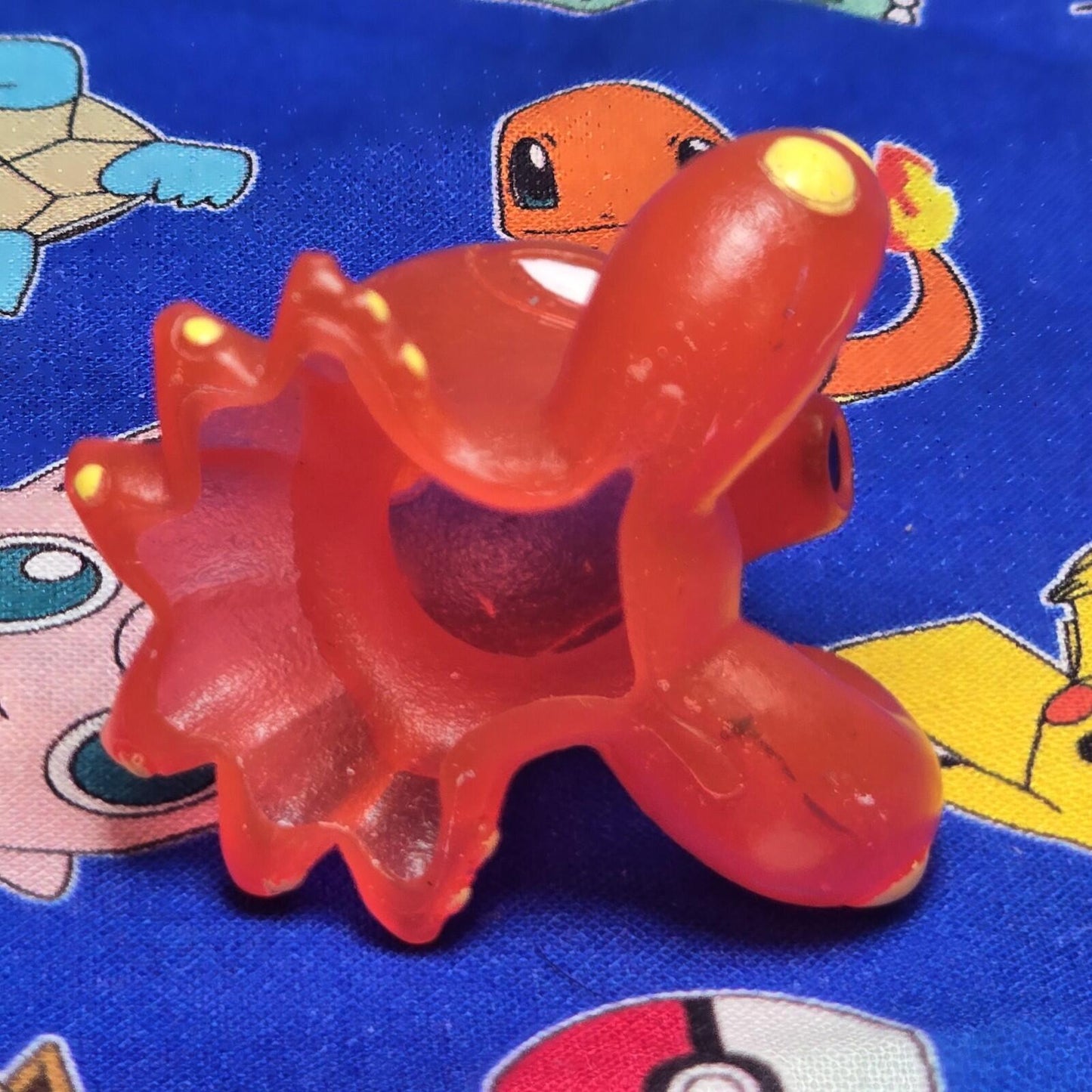 Pokemon Octillery Clear Figure Finger Puppet 2000 Nintendo Bandai PVC Japan USA