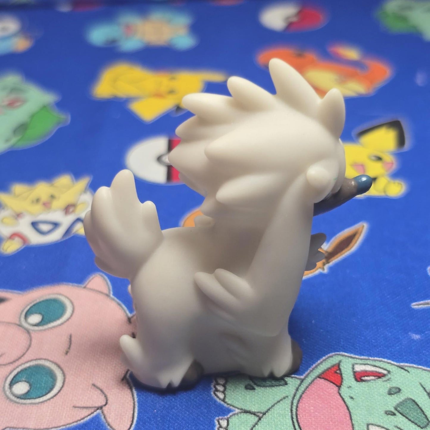 Pokemon Furfrou Figure Finger Puppet 2013 Nintendo Bandai PVC Japan USA Seller
