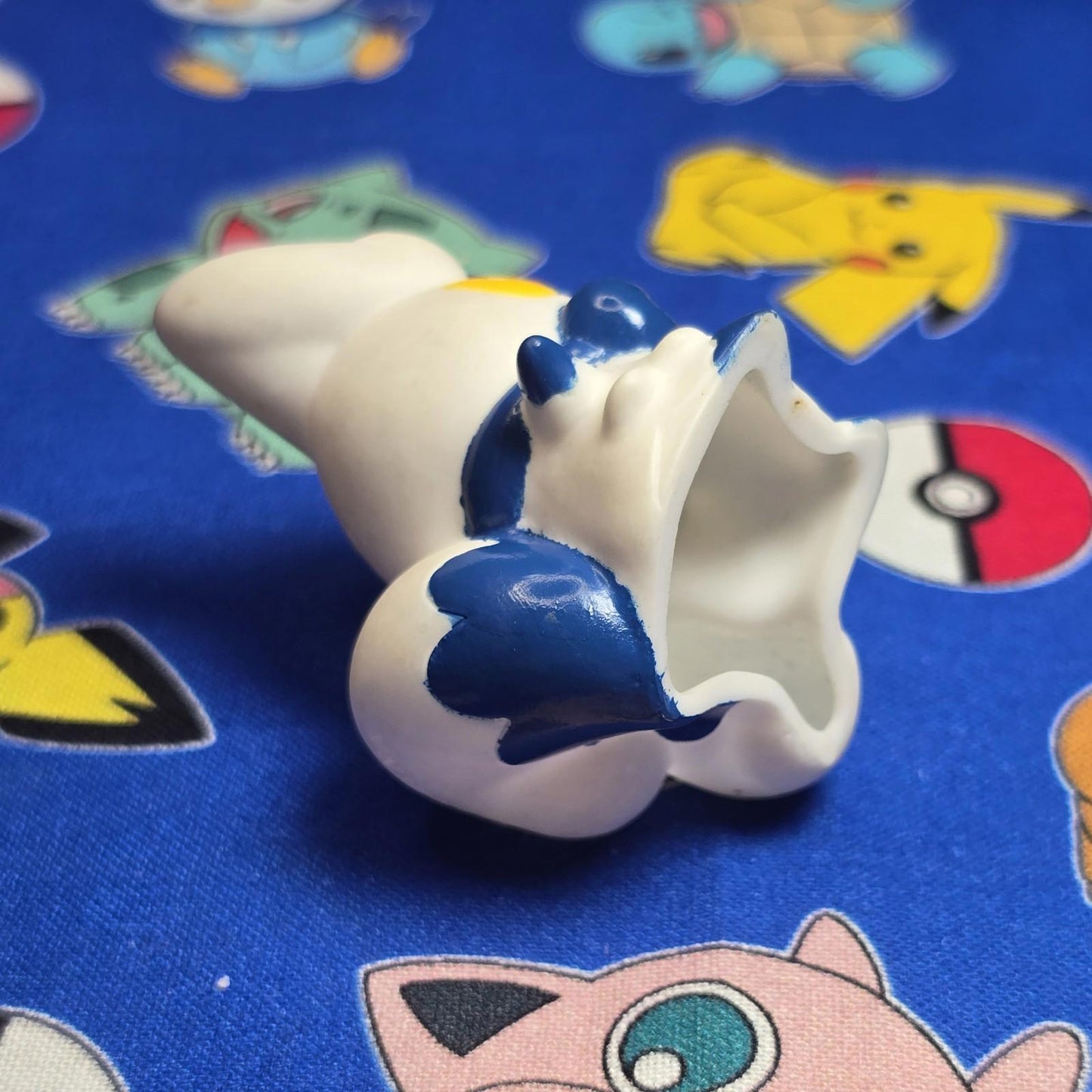 Pokemon Meowstic Figure Finger Puppet 2014 Nintendo Bandai PVC Vintage Japan USA