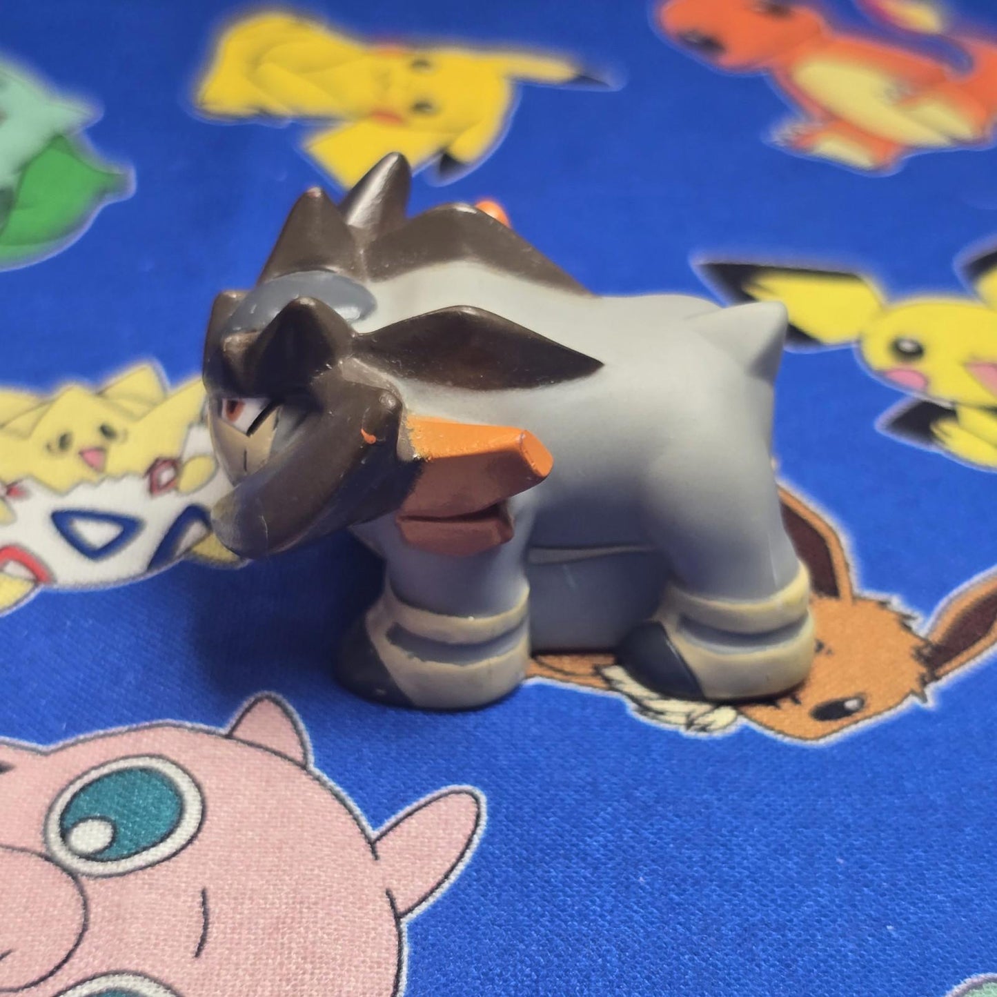 Pokemon Terrakion Figure Finger Puppet 2012 Nintendo Bandai PVC Japan USA Seller