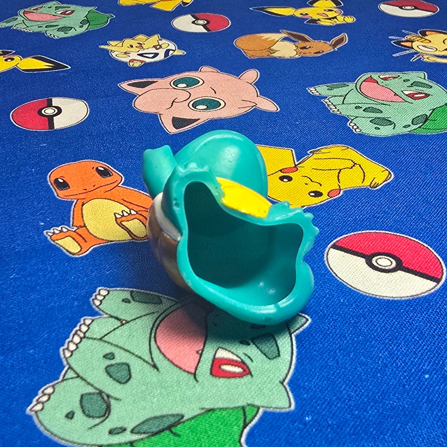Pokemon Squirtle Figure Finger Puppet 1996 Nintendo Bandai PVC Vintage Japan US