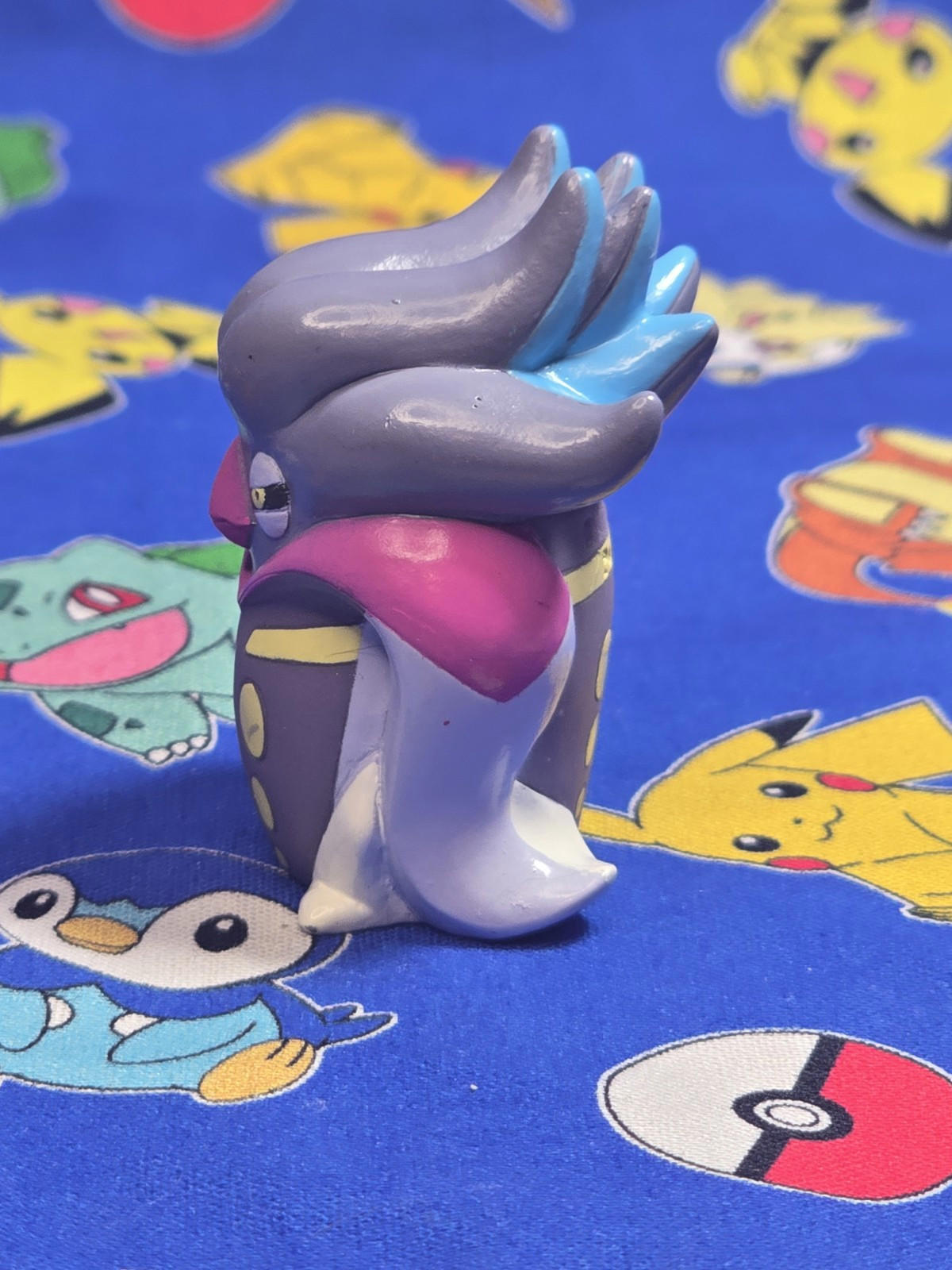 Pokemon Malamar Figure Finger Puppet 2013 Nintendo Bandai PVC Japan USA Seller