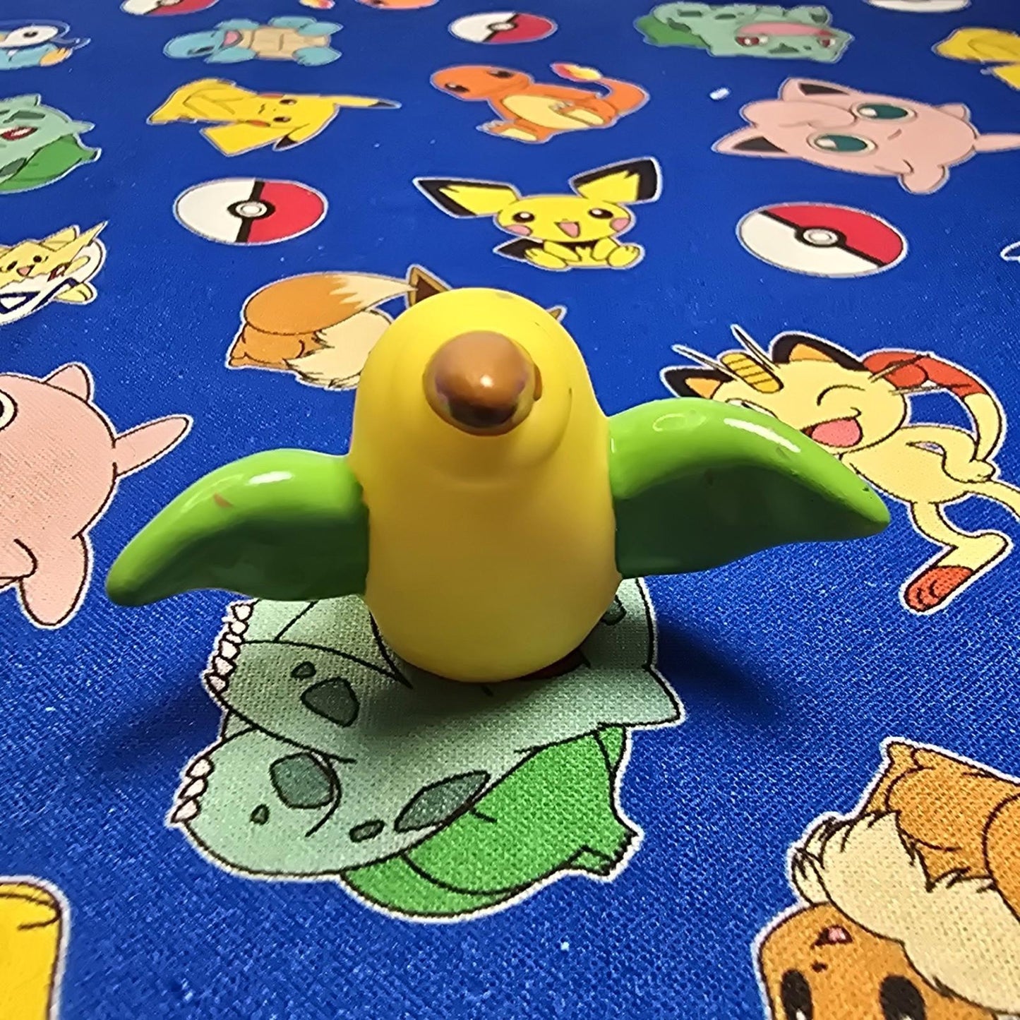 Pokemon Weepinbell Pink Figure Finger Puppet 1996 Nintendo PVC Bandai Vintage US