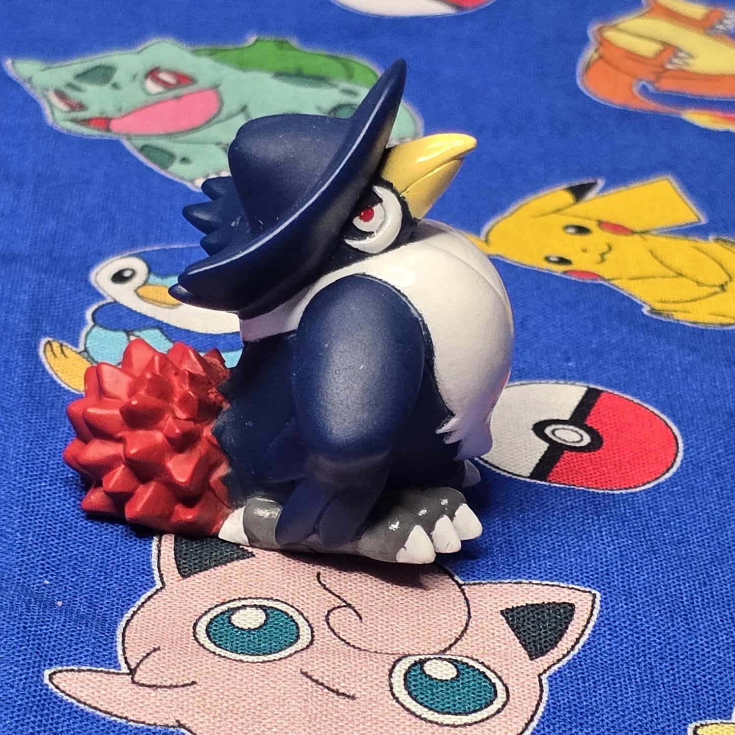 Pokemon Honchkrow Figure Finger Puppet 2009 Nintendo Bandai PVC Japan USA Seller