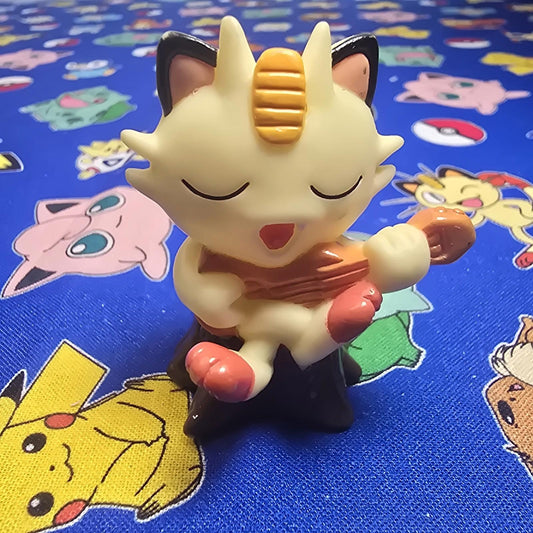 Pokemon Meowth Figure Finger Puppet 1999 Nintendo Bandai PVC Vintage Japan USA