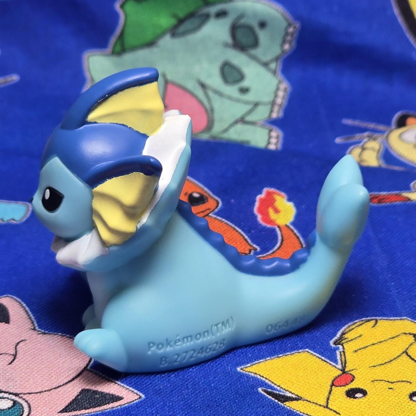 Pokemon Vaporeon Figure Finger Puppet 2024 Nintendo Bandai PVC Japan Vintage USA