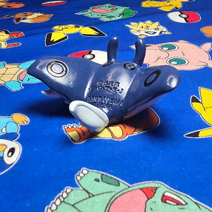Pokemon Mantine Figure Finger Puppet 2001 Nintendo Bandai PVC Vintage Japan USA