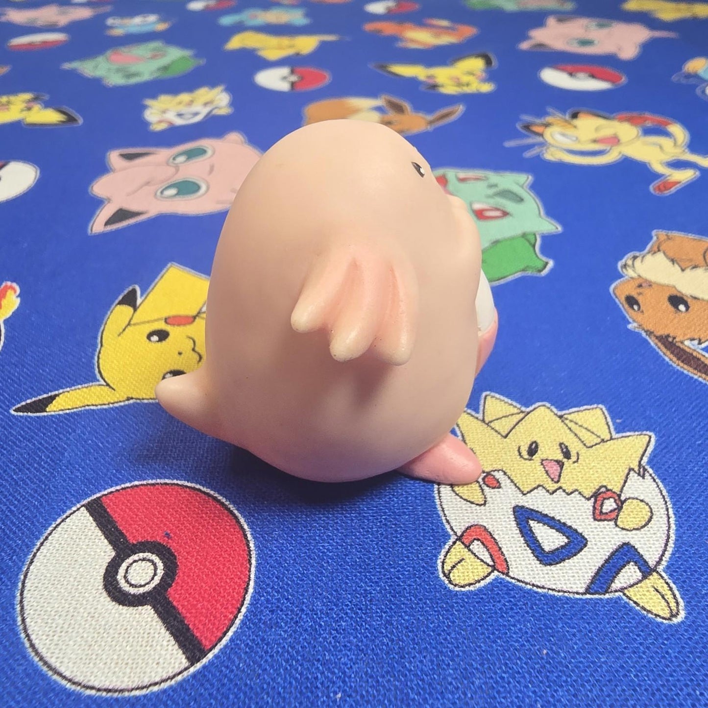 Pokemon Chansey Figure Finger Puppet 1997 Nintendo Bandai PVC Vintage Japan USA