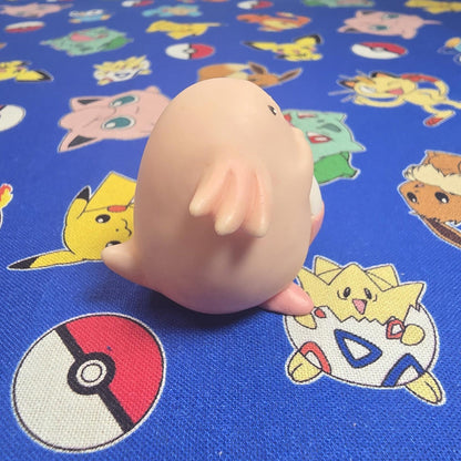 Pokemon Chansey Figure Finger Puppet 1997 Nintendo Bandai PVC Vintage Japan USA