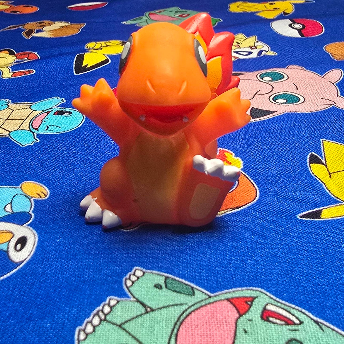 Pokemon Charmander Figure Finger Puppet 1996 Nintendo Bandai Vintage Japan USA