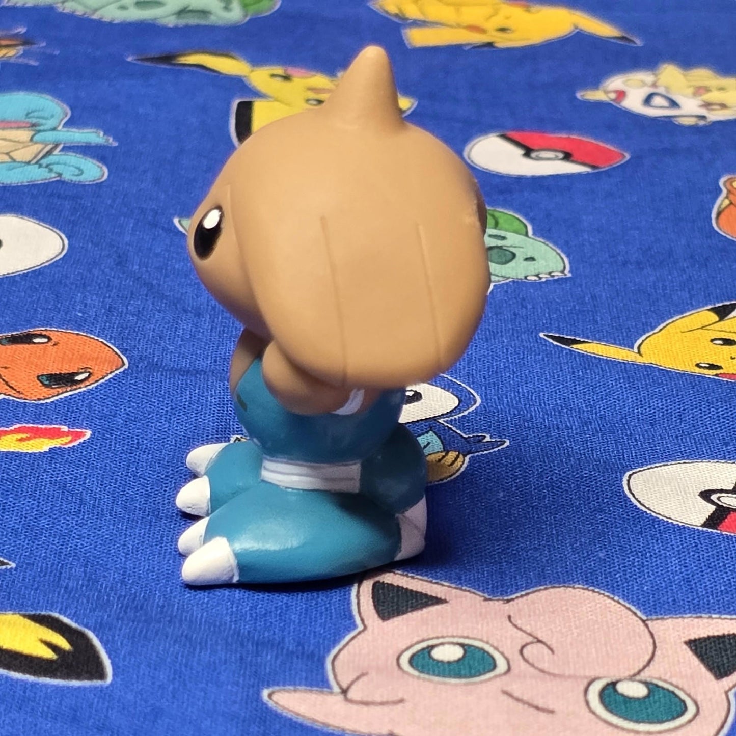 Pokemon Hitmontop Figure Finger Puppet 2000 Nintendo Bandai PVC Japan Vintage US