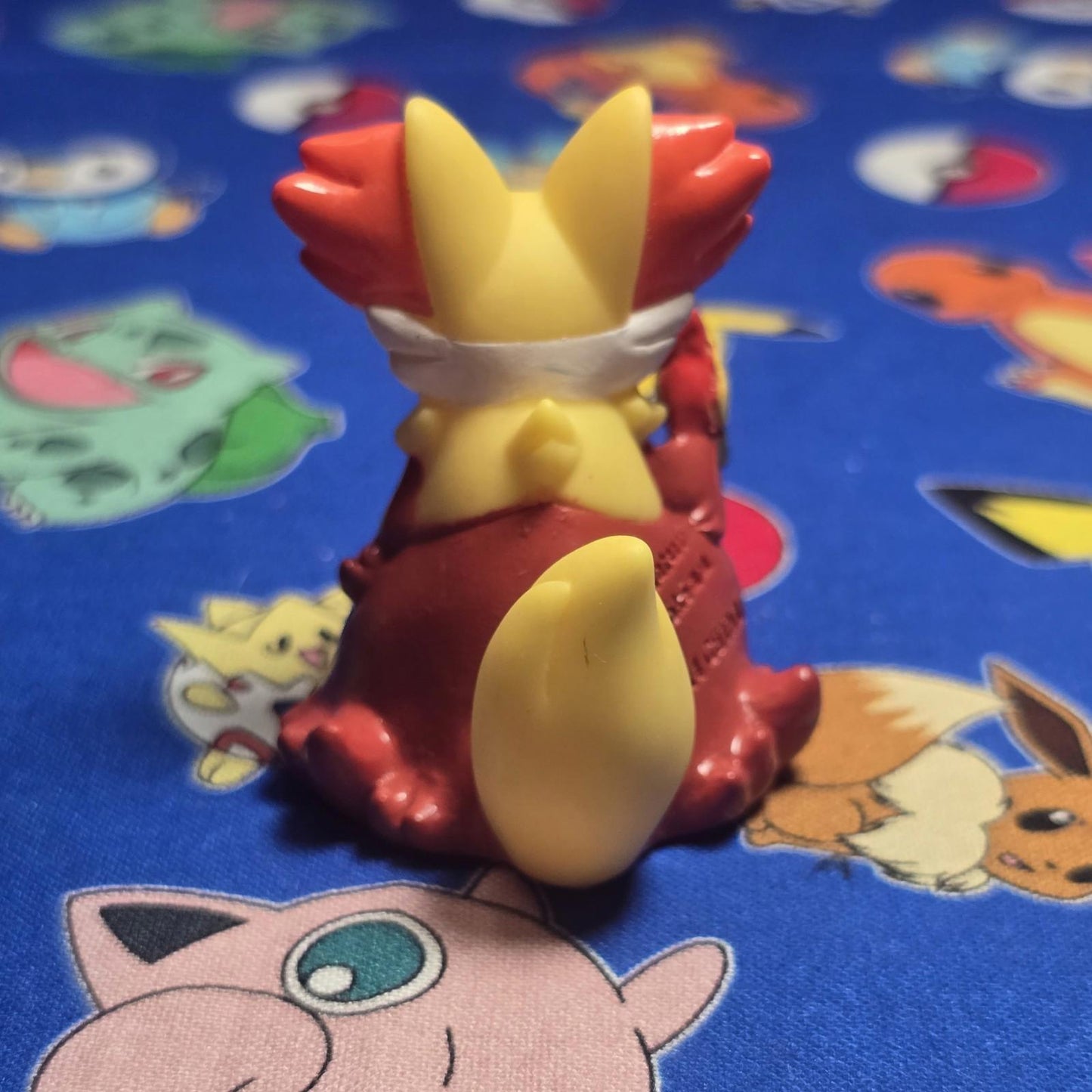 Pokemon Delphox Figure Finger Puppet 2014 Nintendo Bandai PVC Japan USA Toy Fox