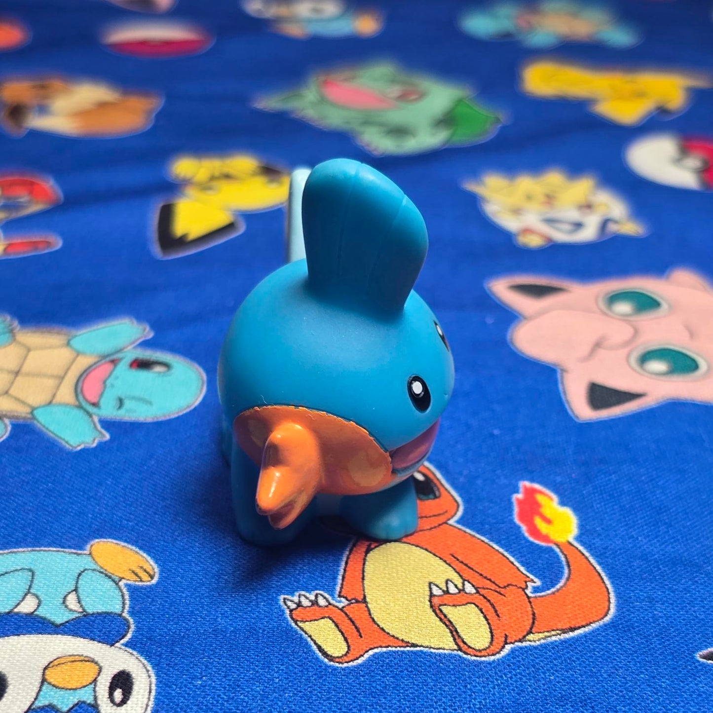 Pokemon Mudkip Figure Finger Puppet 2005 Nintendo Bandai PVC Japan USA Seller