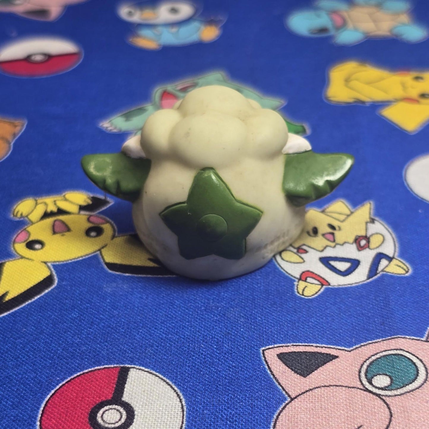 Pokemon Cottonee Figure Finger Puppet 2011 Nintendo Bandai PVC Japan USA Seller