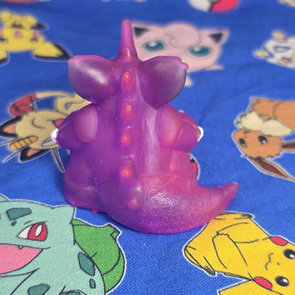 Pokemon Nidoking Clear Figure Finger Puppet 1996 Nintendo Bandai  PVC Japan USA