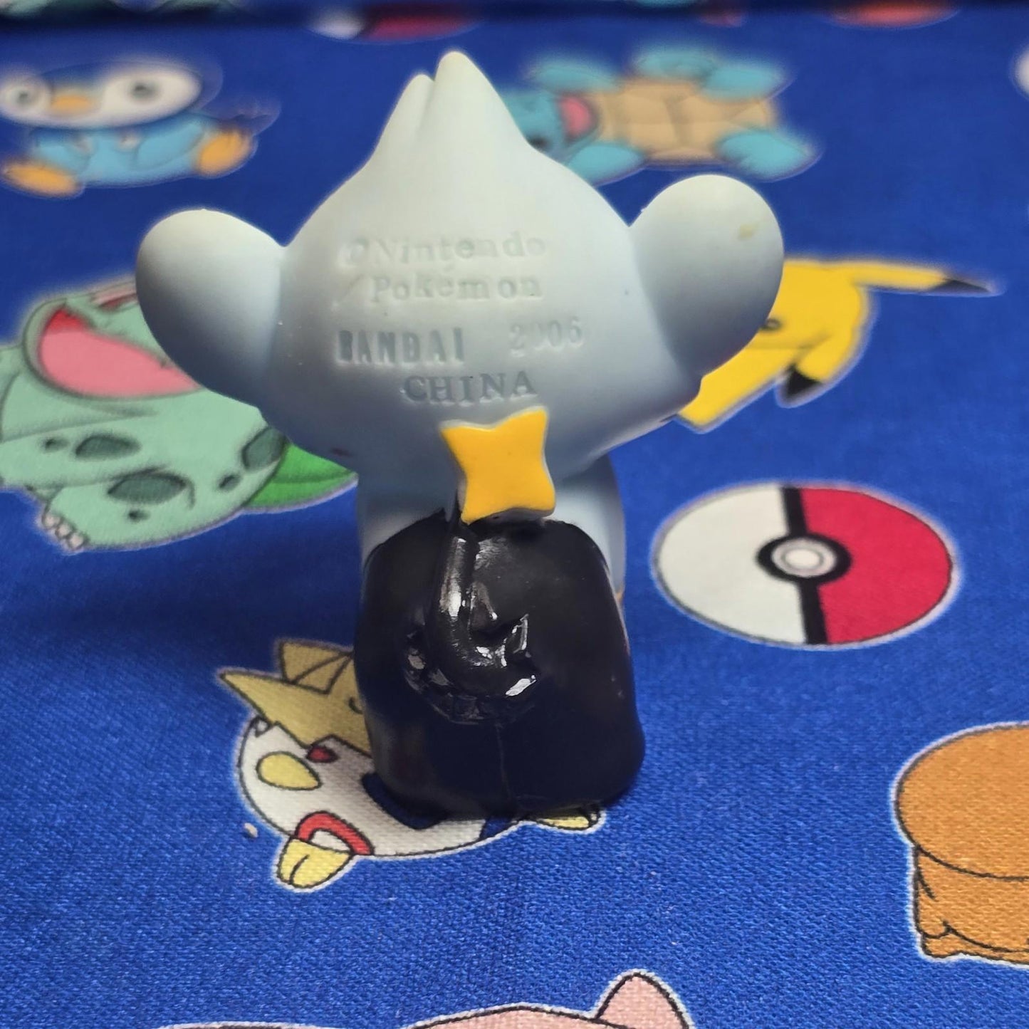 Pokemon Shinx Figure Finger Puppet 2006 Nintendo Bandai PVC Vintage Japan USA