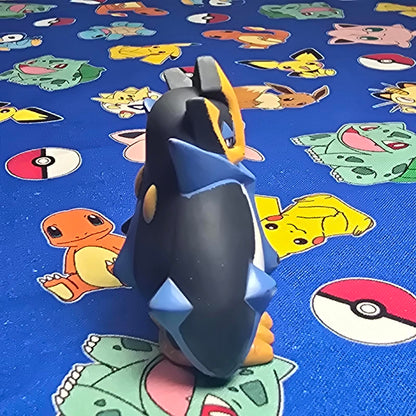 Pokemon Empoleon Figure Finger Puppet 2007 Nintendo Bandai PVC Japan USA Seller
