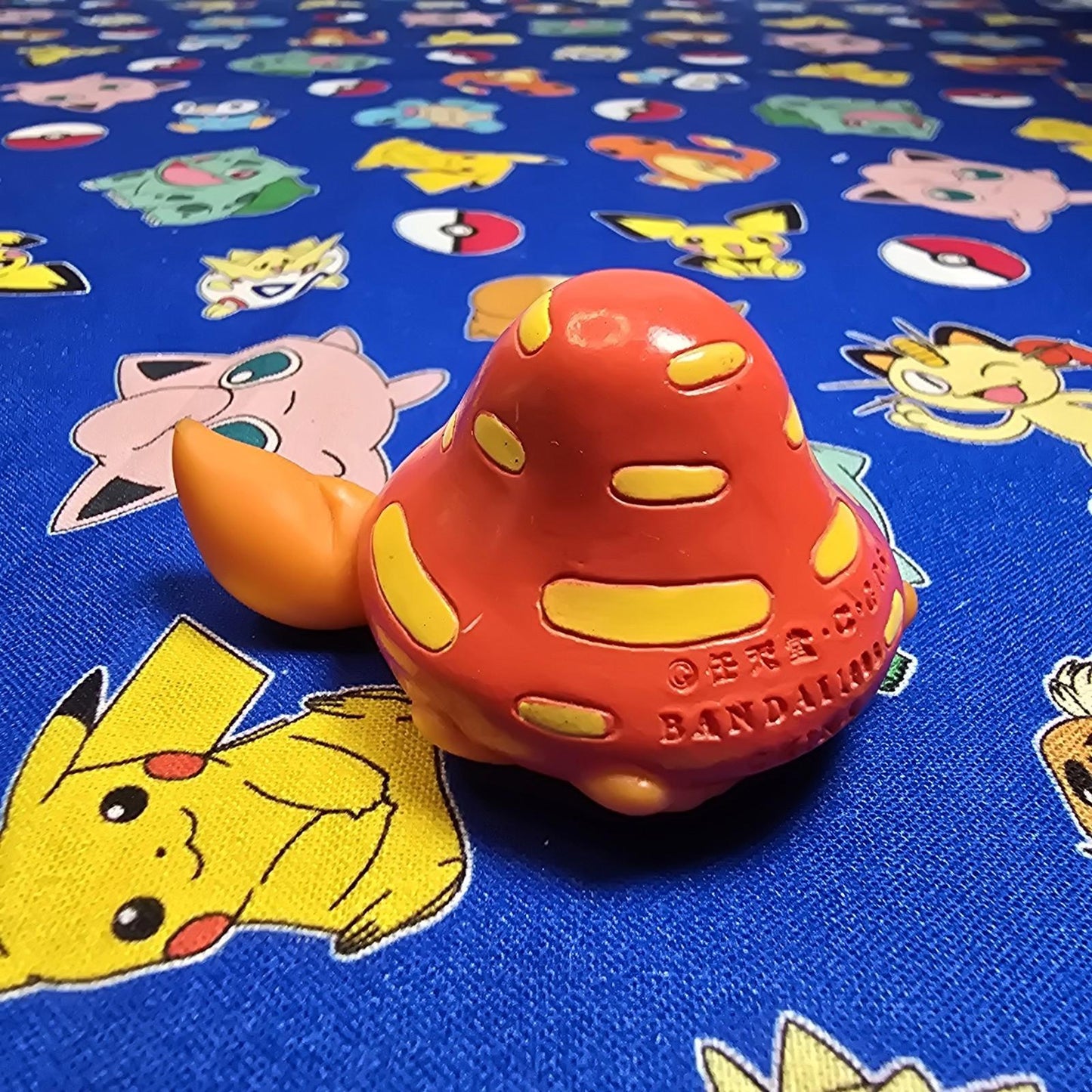 Pokemon Parasect Figure Finger Puppet 1998 Nintendo Bandai Vintage PVC Japan USA
