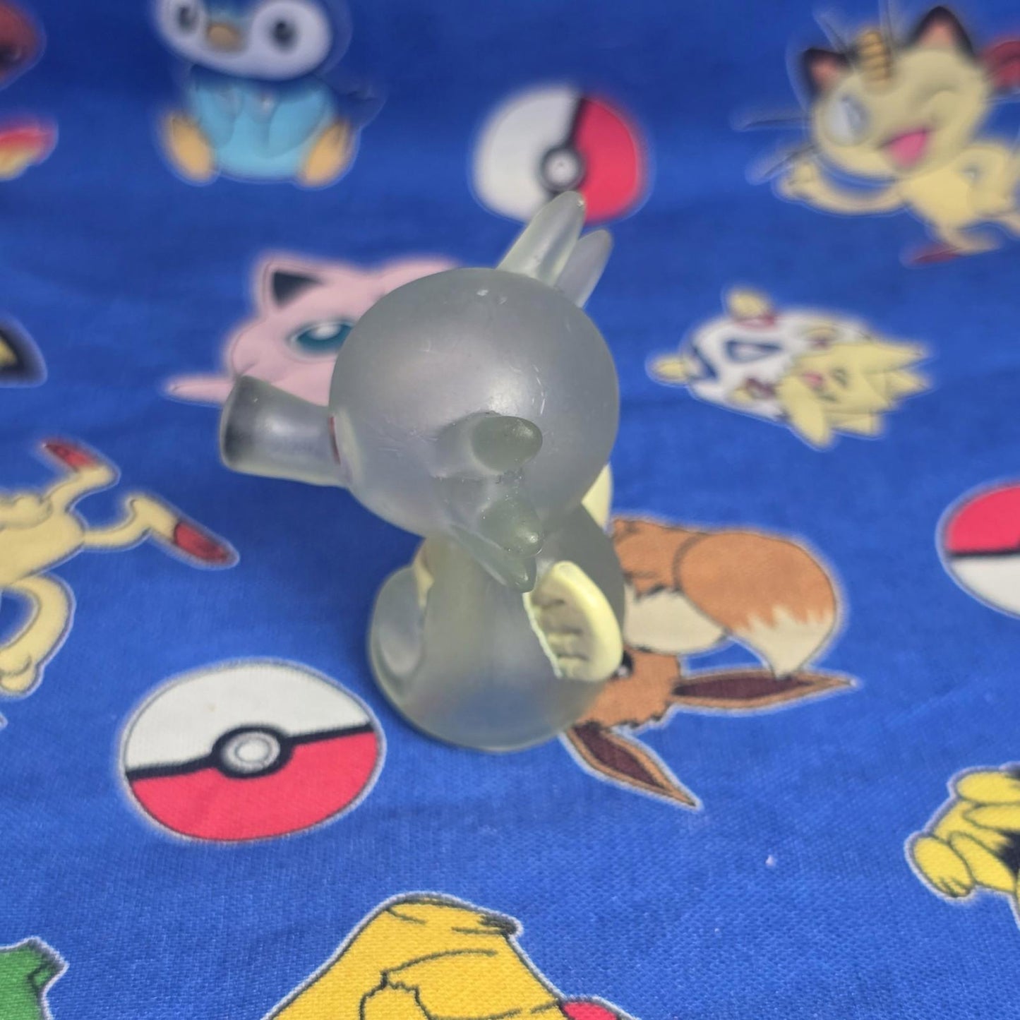 Pokemon Horsea Clear Figure Finger Puppet 1997 Bandai Nintendo Vintage Japan USA