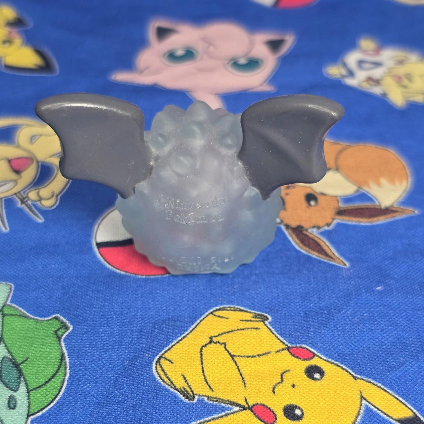 Pokemon Woobat Clear Figure Finger Puppet 2010 Nintendo Bandai Japan USA Seller