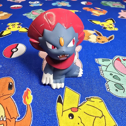 Pokemon Weavile Figure Finger Puppet 2007 Nintendo Bandai PVC Japan USA Seller