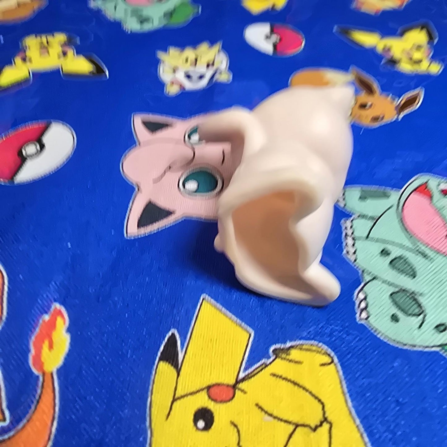 Pokemon Mew Figure Finger Puppet 2005 Nintendo Bandai Vintage Japan USA Seller