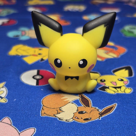 Pokemon Pichu Figure Finger Puppet 2023 PVC Nintendo PVC Bandai Japan USA Seller