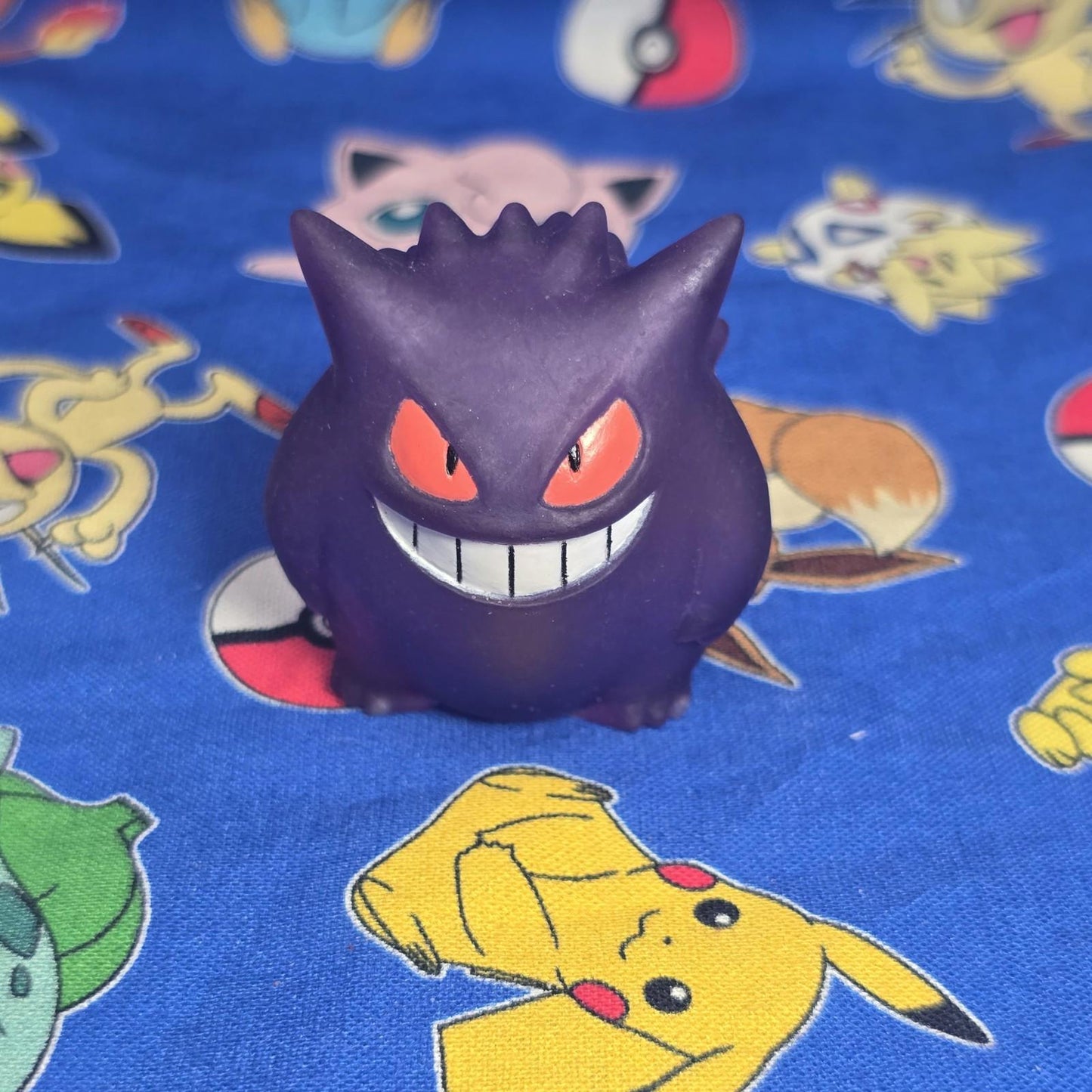 Pokemon Gengar Clear Figure Finger Puppet 1997 Bandai Nintendo Vintage Japan USA