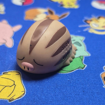 Pokemon Swinub Figure Finger Puppet 2001 Nintendo Bandai PVC Vintage Japan US