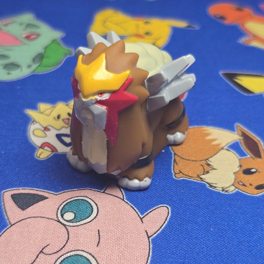Pokemon Entei Figure Finger Puppet 2009 Nintendo Bandai PVC Japan USA Seller