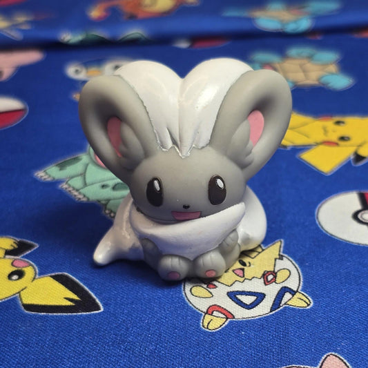 Pokemon Cinccino Figure Finger Puppet 2011 Nintendo Bandai PVC Japan USA Seller