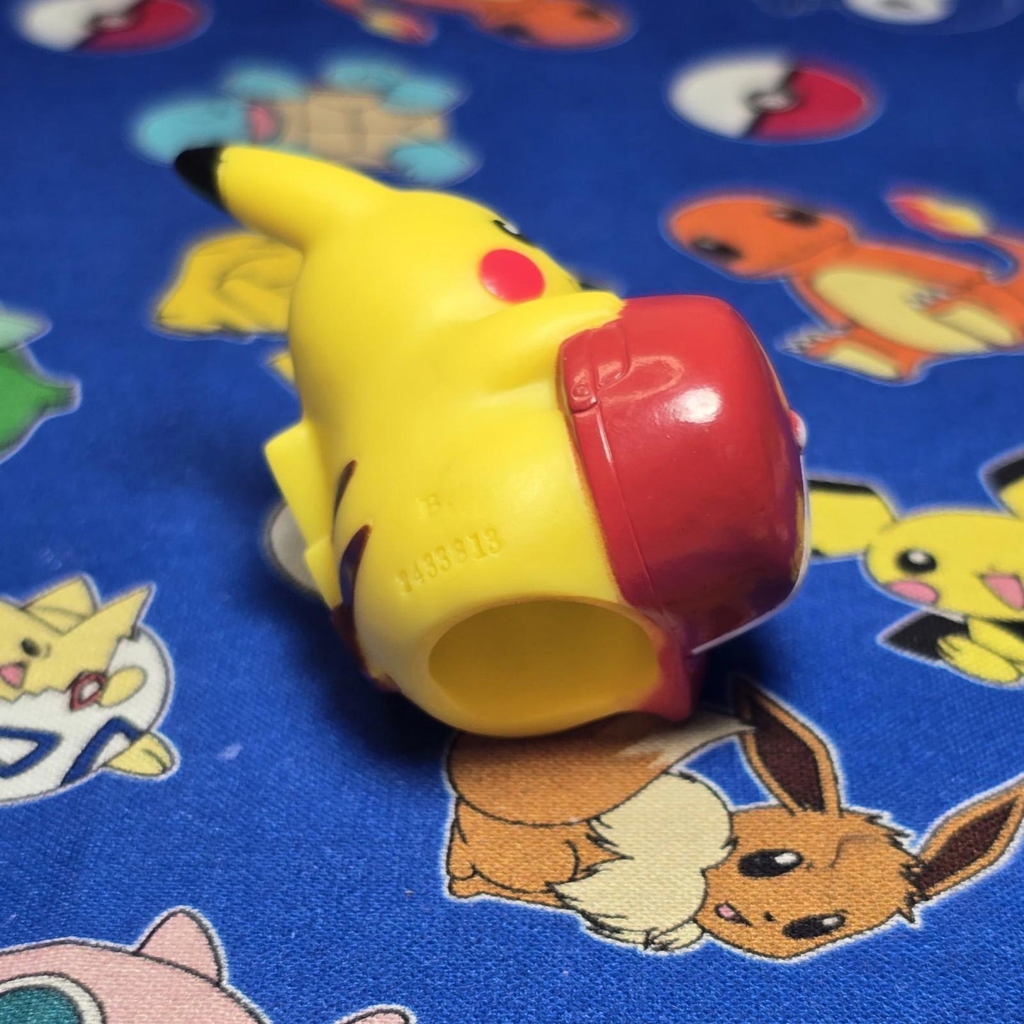 Pokemon Pikachu Ash's Hat Figure Finger Puppet B 2020 Nintendo Bandai Japan USA