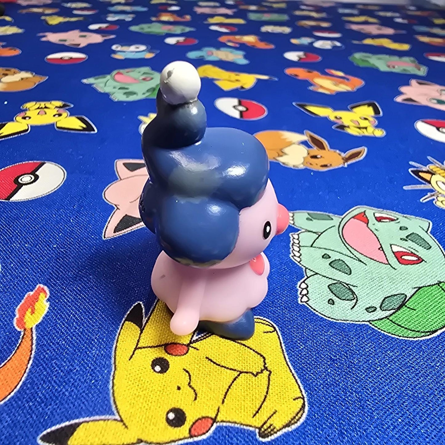 Pokemon Mime Jr Figure Finger Puppet 2008 Nintendo Bandai PVC Vintage Japan USA