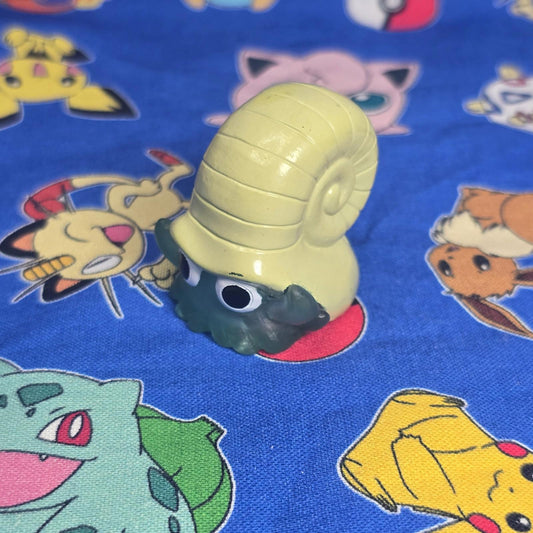 Pokemon Omanyte Clear Figure Finger Puppet 1996 Nintendo Bandai PVC Japan USA