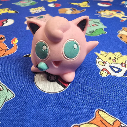 Pokemon Jigglypuff Figure Finger Puppet 1998 Nintendo Bandai Vintage Japan USA