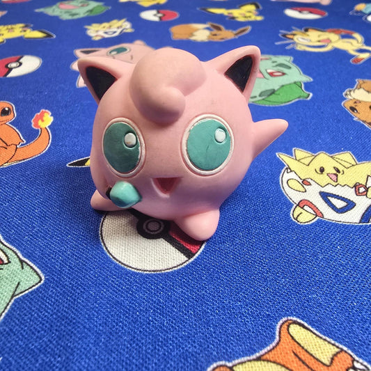 Pokemon Jigglypuff Figure Finger Puppet 1998 Nintendo Bandai Vintage Japan USA