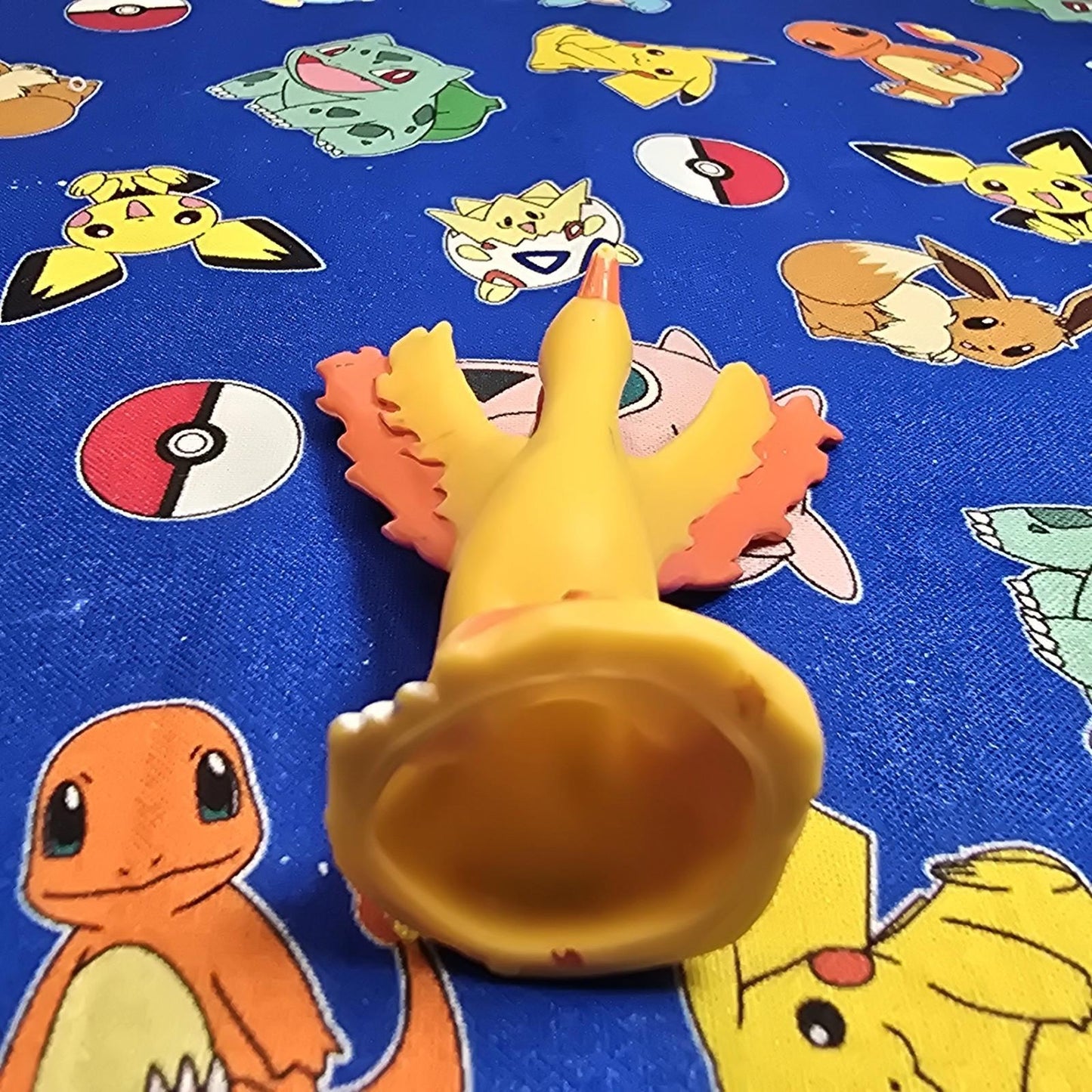 Pokemon Moltres Figure Finger Puppet 1997 Bandai Nintendo Vintage USA Seller