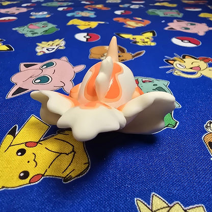 Pokemon Goldeen White Figure Finger Puppet 1997 Bandai Nintendo PVC Vintage USA