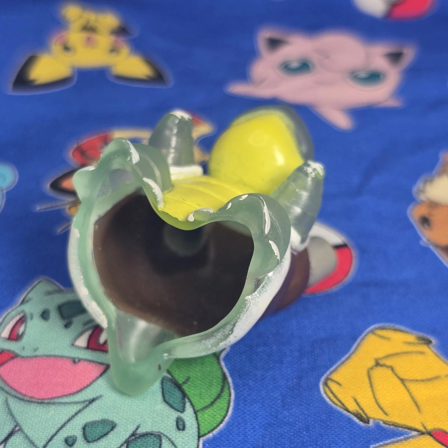 Pokemon Blastoise Clear Figure Finger Puppet 1996 Nintendo Bandai PVC Japan USA