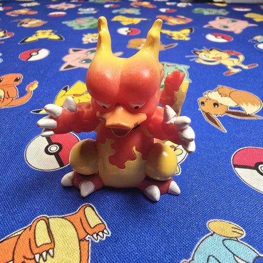 Pokemon Magmar Figure Finger Puppet 1997 Nintendo Bandai Vintage Japan US Seller