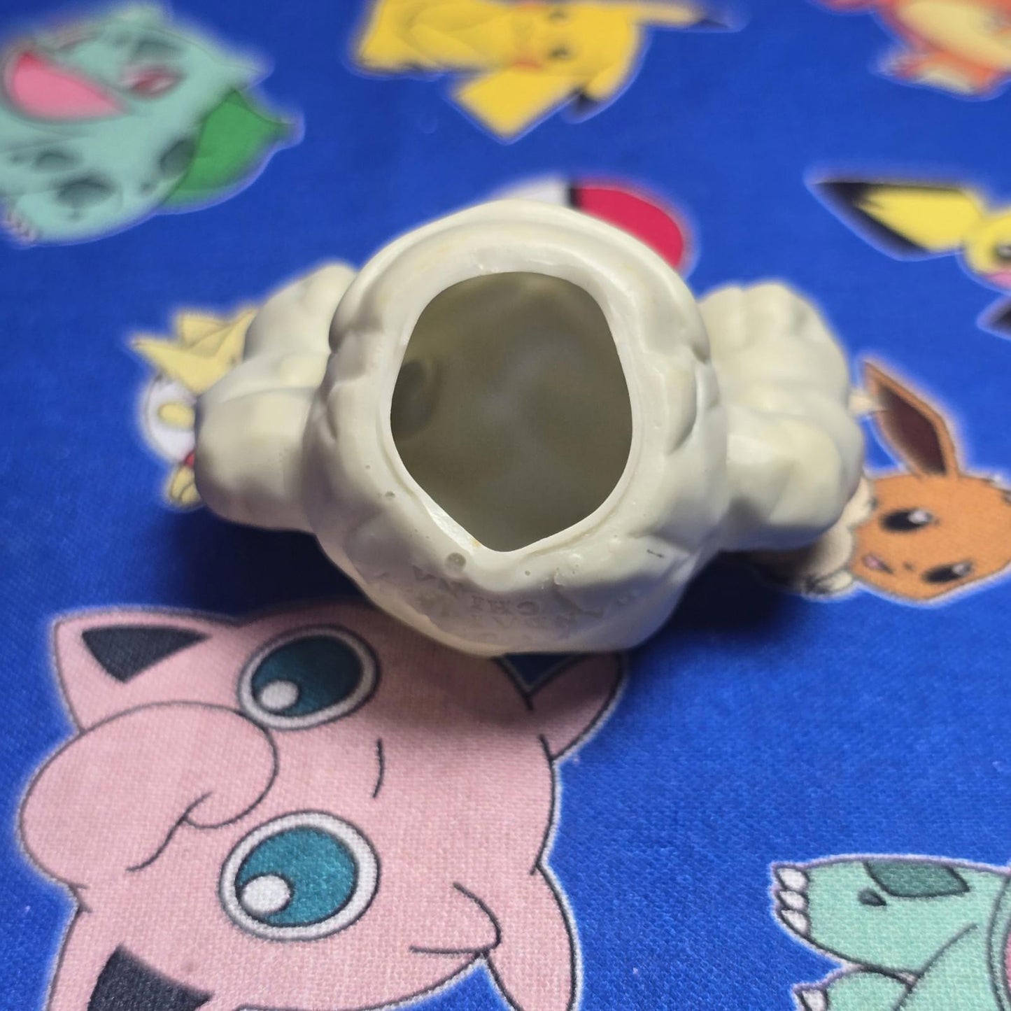 Pokemon Geodude Figure Finger Puppet 1997 Bandai Nintendo PVC Vintage Japan USA