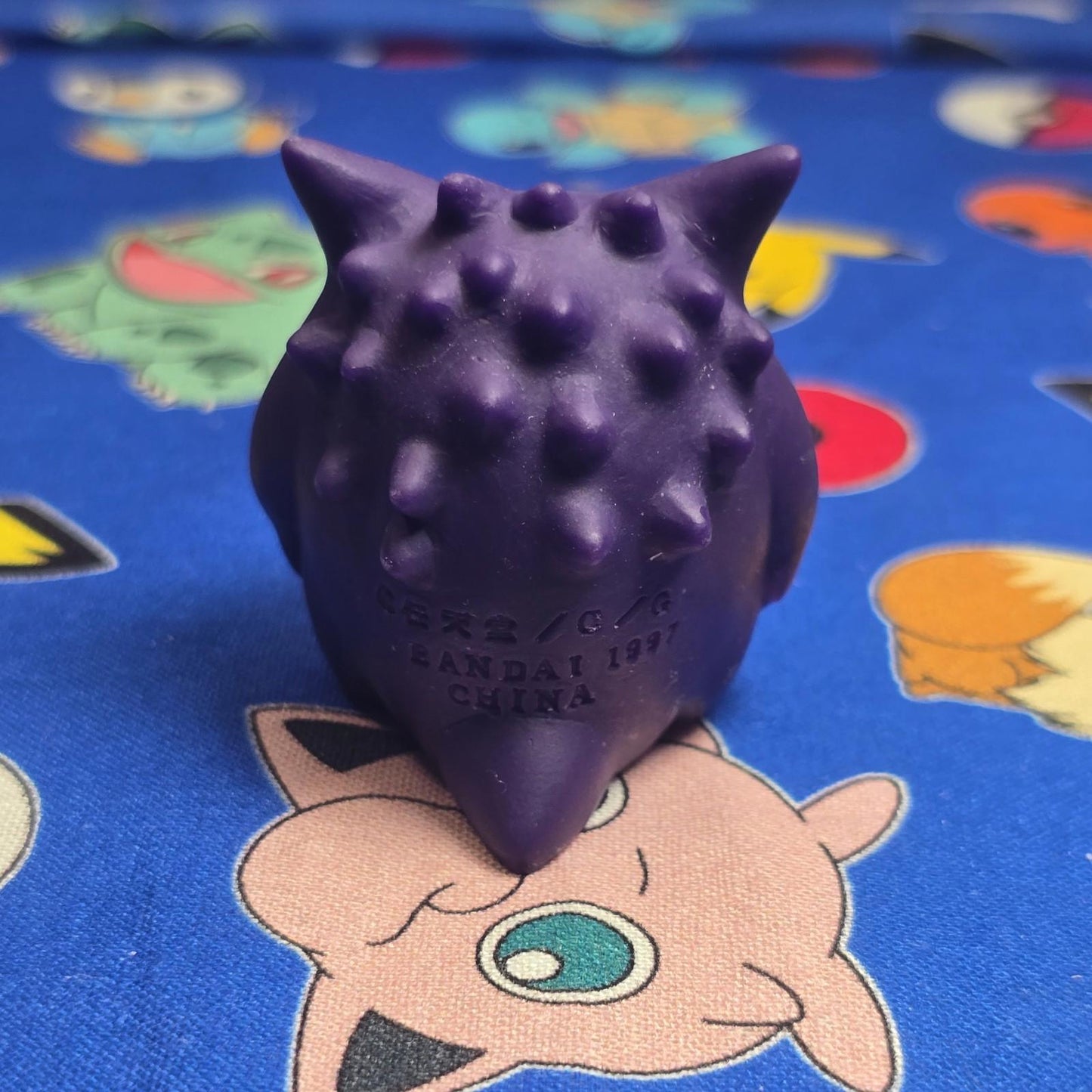 Pokemon Gengar Dark Figure Finger Puppet 1997 Bandai Nintendo Vintage Japan USA