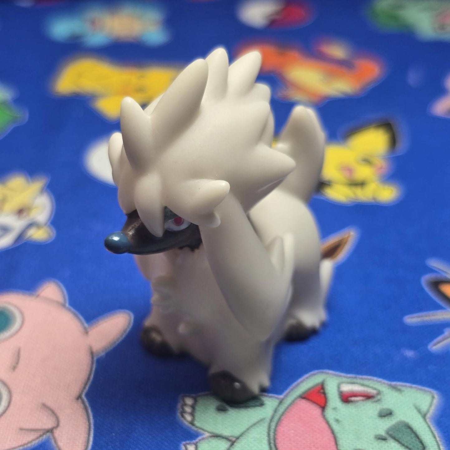Pokemon Furfrou Figure Finger Puppet 2013 Nintendo Bandai PVC Japan USA Seller