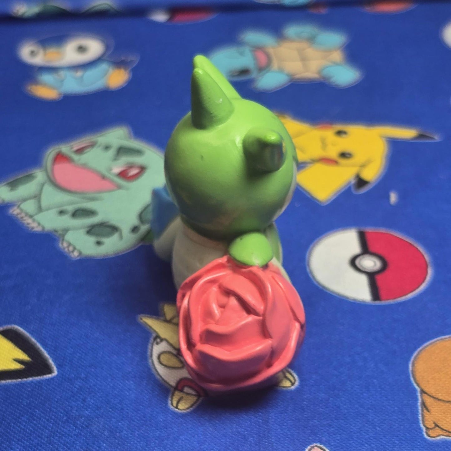 Pokemon Roselia Figure Finger Puppet 2004 Nintendo Bandai PVC Vintage Japan USA