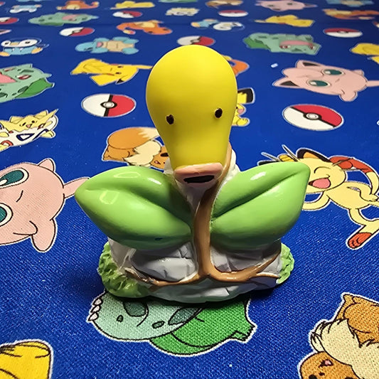 Pokemon Bellsprout Pink Figure Finger Puppet 1997 Bandai Nintendo PVC Vintage US