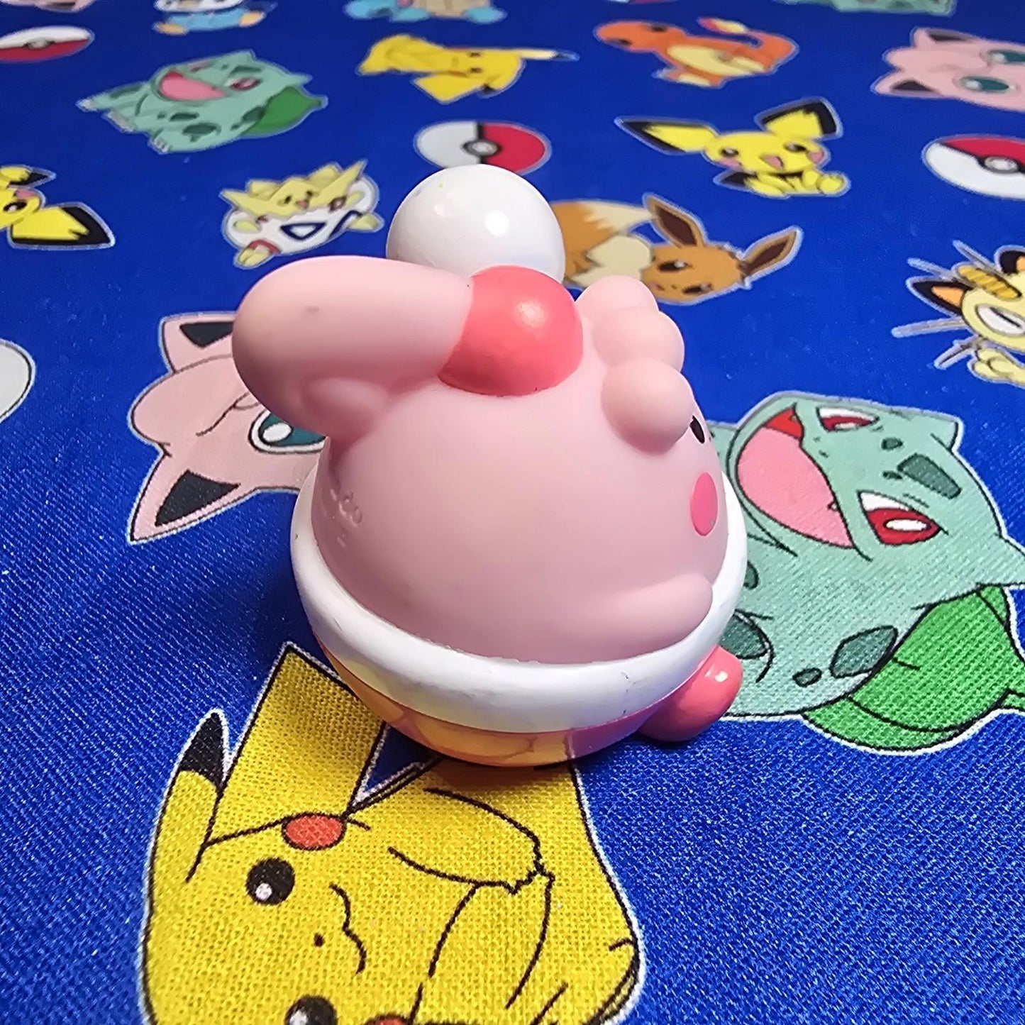 Pokemon Happiny Figure Finger Puppet 2008 Nintendo Bandai PVC Japan USA Seller
