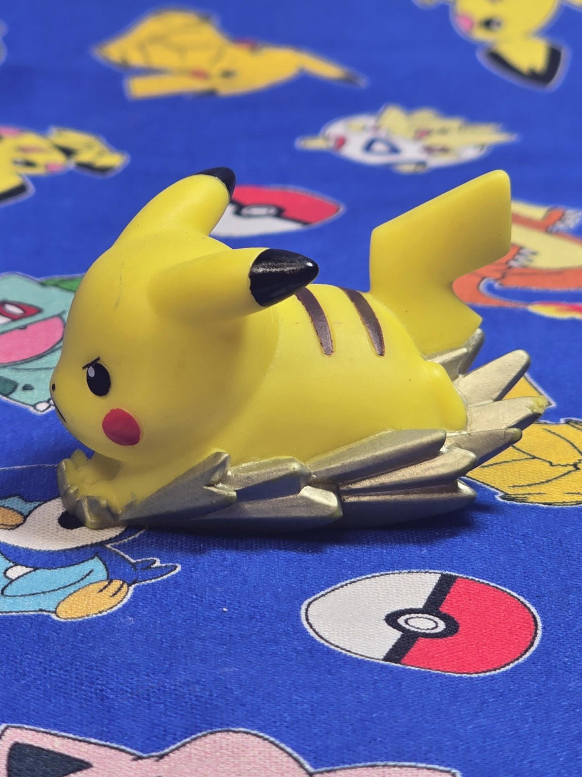 Pokemon Pikachu Figure Finger Puppet 2007 Nintendo Bandai PVC Japan USA Seller