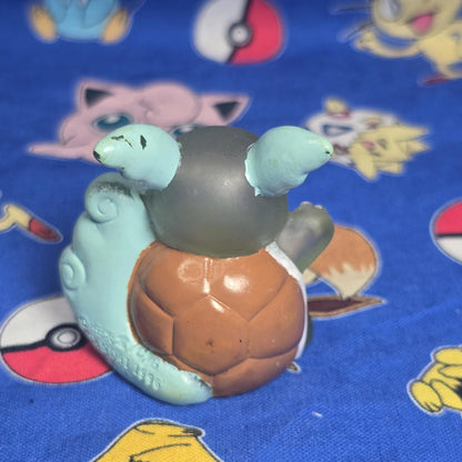 Pokemon Wartortle Clear Figure Finger Puppet 1996 Nintendo Bandai PVC Japan USA