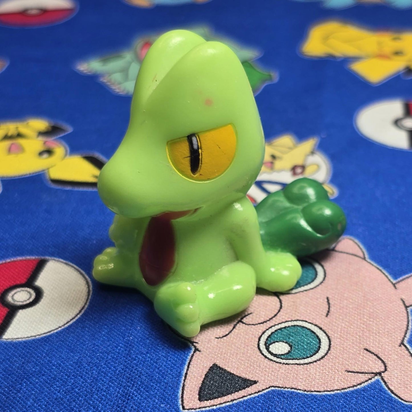 Pokemon Treecko Figure Finger Puppet Bath Soap Top Nintendo Bandai Vintage Japan