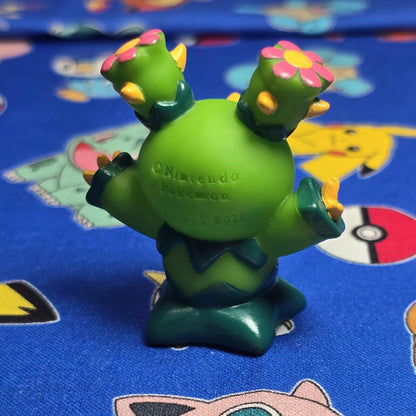 Pokemon Maractus Figure Finger Puppet 2011 Nintendo Bandai PVC Japan USA Seller